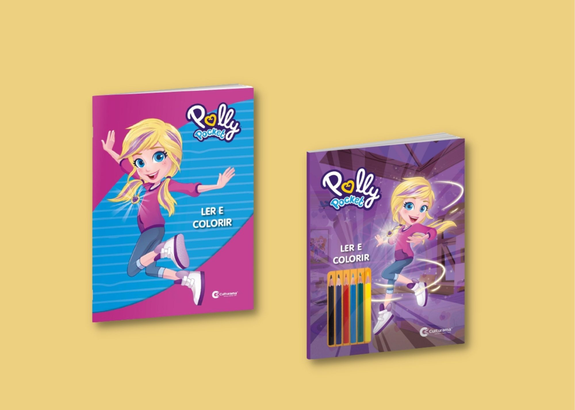 Polly Pocket lança livros interativos de colorir e desenhar