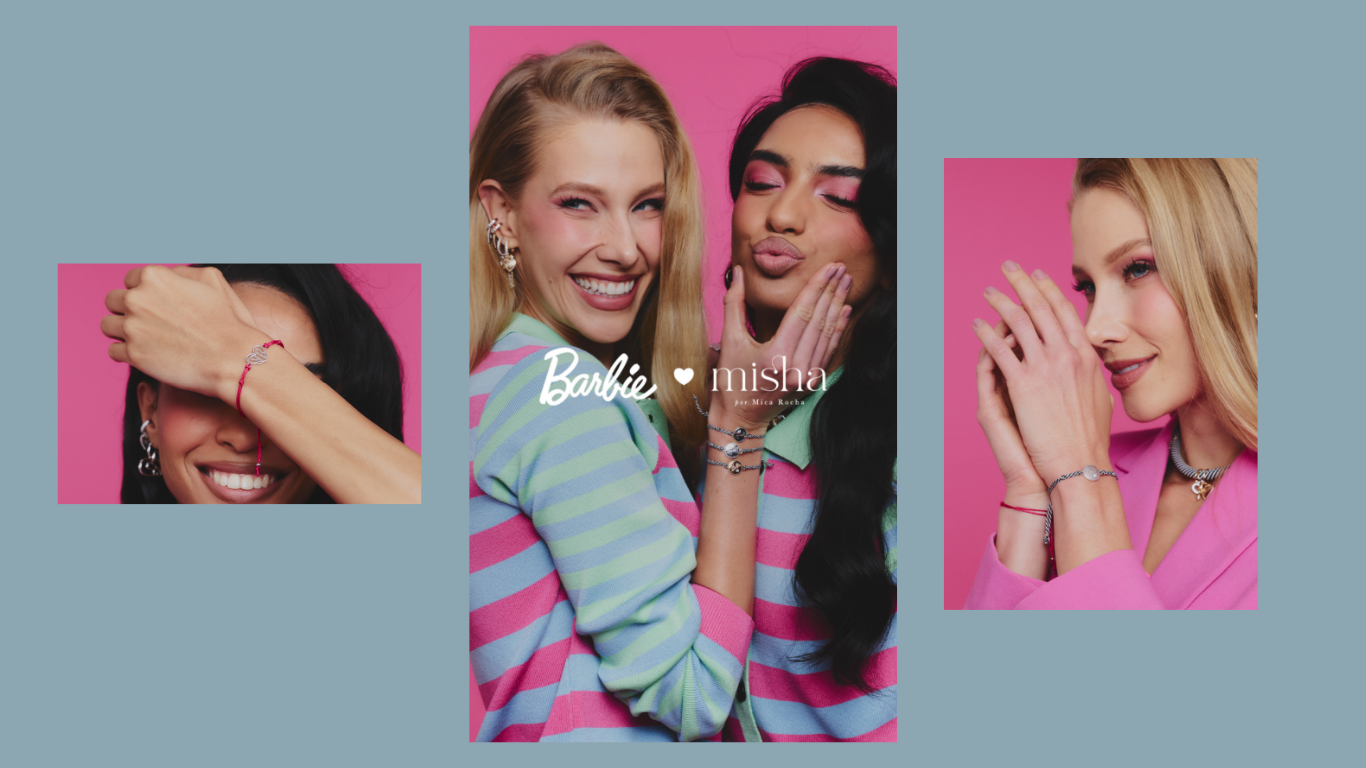 Misha e Barbie lançam coleção especial de semijoias