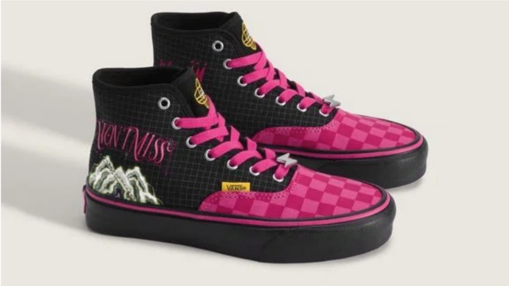 Tênis Vans Authentic Hi Mira da coleção Guerreiras do K-Pop
