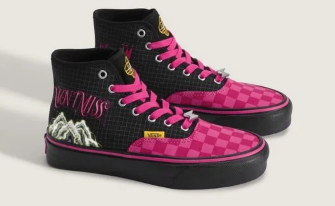 Tênis Vans Authentic Hi Mira da coleção Guerreiras do K-Pop